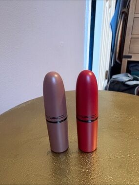 MAC Cosmetics Lipstick Duo — Mauve Nude & True Red